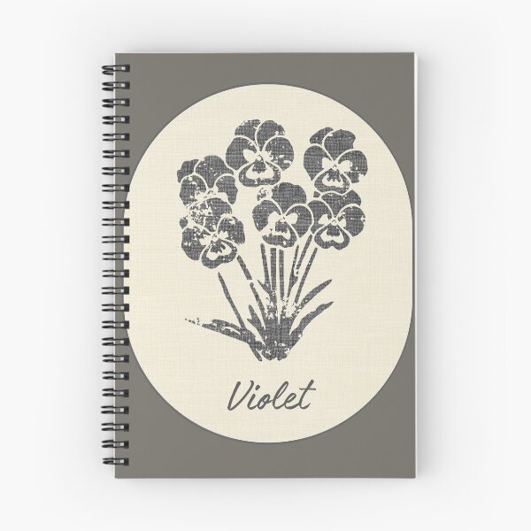 Item preview, Violet February Birth Flower Stamp Linen Pansy Label designed and sold by TackyTime.