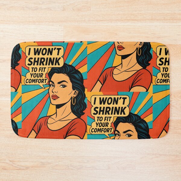 Item preview, I Won’t Shrink – Pop Art Empowerment Statement designed and sold by Quiet Power Co..