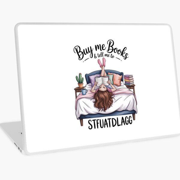 Vista previa del artículo con la obra «Cómprame libros y dime que Stfuattdlagg Smutty Book», diseñado y vendido por WalshDrawnLaugh.
