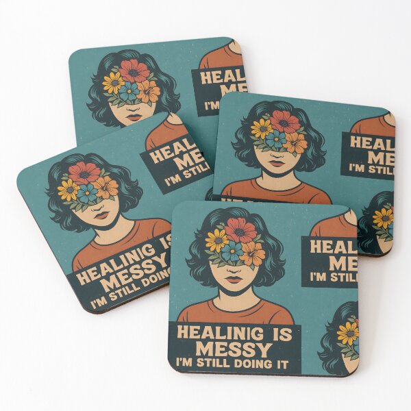 Item preview, Healing Is Messy – Surreal Grunge Collage for Trauma Recovery designed and sold by Quiet Power Co..