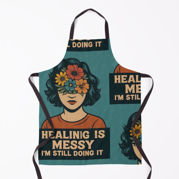 Item preview, Healing Is Messy – Surreal Grunge Collage for Trauma Recovery designed and sold by Quiet Power Co..