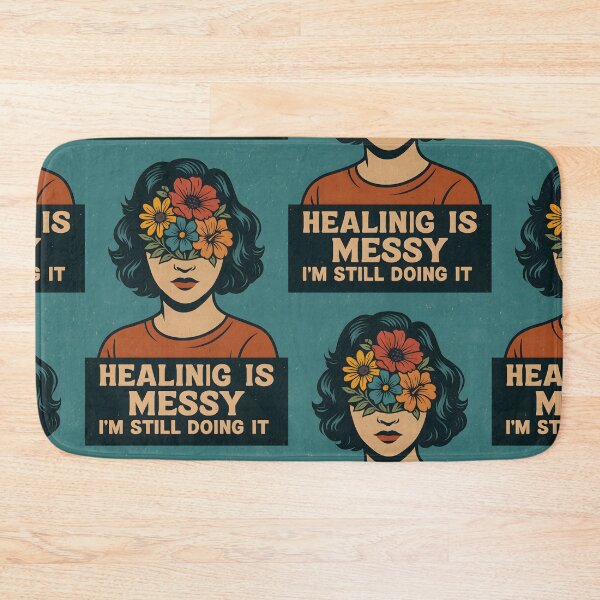 Item preview, Healing Is Messy – Surreal Grunge Collage for Trauma Recovery designed and sold by Quiet Power Co..