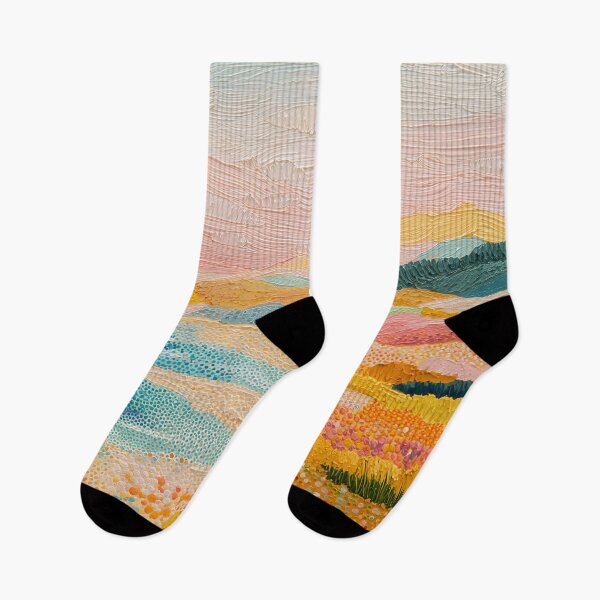 Item preview, Pink and Peach Beach with Sky Blue designed and sold by Neika Shimm Designs.