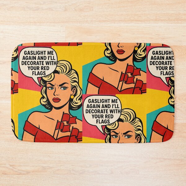 Item preview, Decorate With Your Red Flags – Pop Art Narcissist Comeback designed and sold by Quiet Power Co..