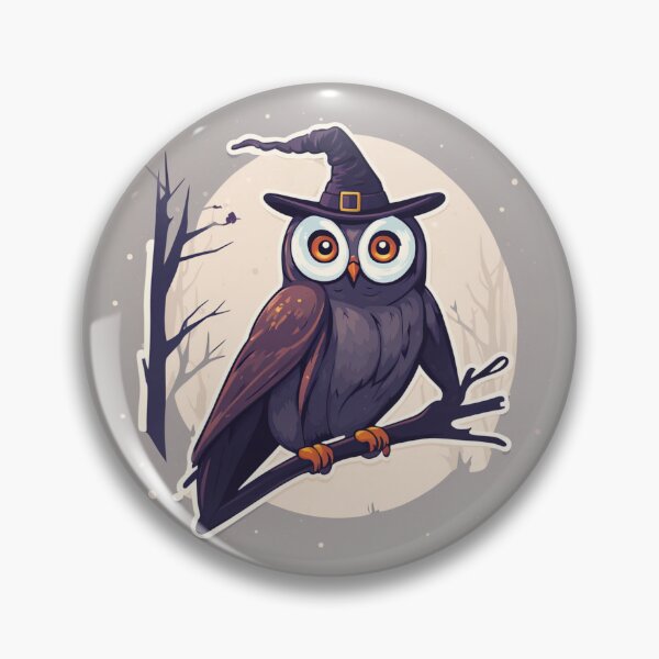 Item preview, Witchy Owl designed and sold by FamiliarPufferfish.