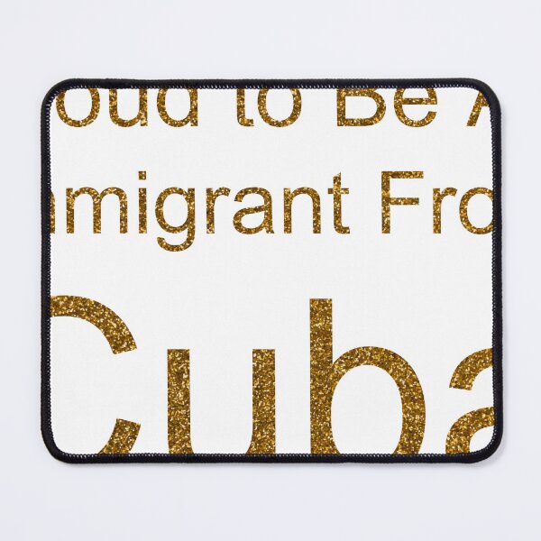 Item preview, PROUD TO BE AN IMMIGRANT FROM CUBA SEQUIN designed and sold by TheIconSmith.