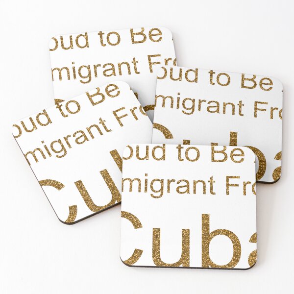 Item preview, PROUD TO BE AN IMMIGRANT FROM CUBA SEQUIN designed and sold by TheIconSmith.