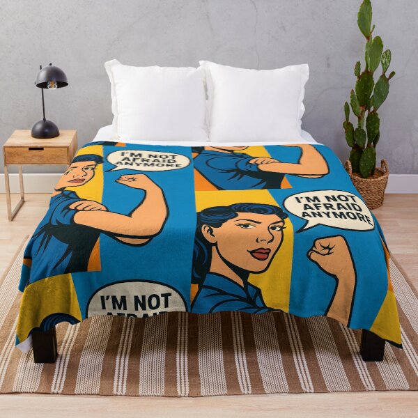 Item preview, I’m Not Afraid Anymore – Pop Art Empowerment Statement designed and sold by Quiet Power Co..