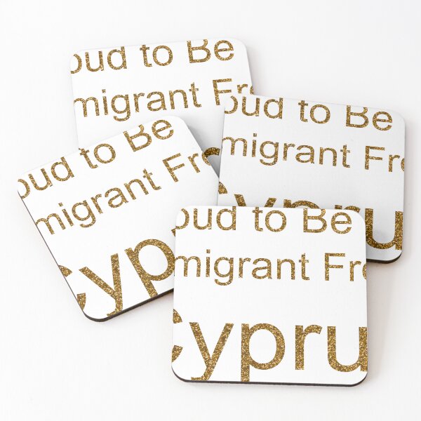 Item preview, PROUD TO BE AN IMMIGRANT FROM CYPRUS SEQUIN designed and sold by TheIconSmith.