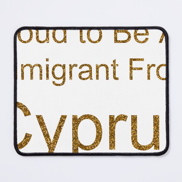 Item preview, PROUD TO BE AN IMMIGRANT FROM CYPRUS SEQUIN designed and sold by TheIconSmith.