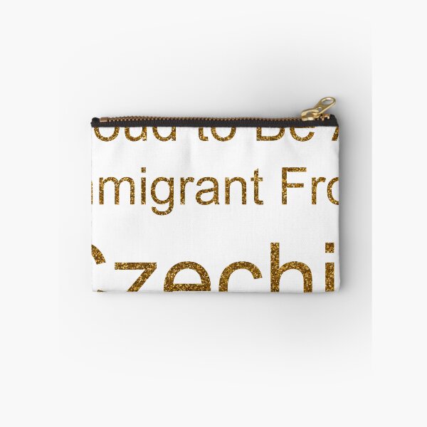 Item preview, PROUD TO BE AN IMMIGRANT FROM CZECHIA SEQUIN designed and sold by TheIconSmith.