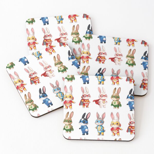 Item preview, Super Hero Bunnies Collection | Cute Animal Superhero Squad designed and sold by Sitred123.