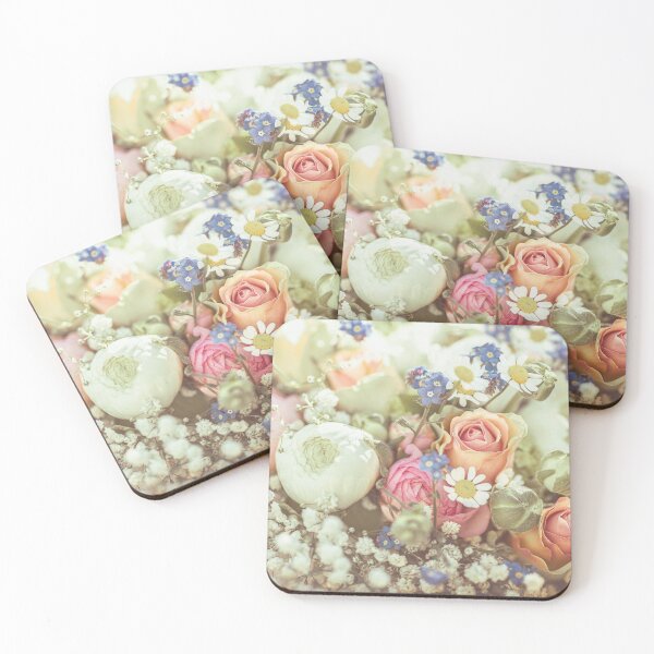 Item preview, Flowers in pastel colors designed and sold by Beabue.