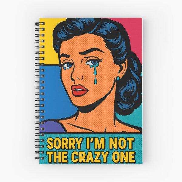 Artikelvorschau, Sorry, ich bin nicht der Verrückte – Pop-Art-Wahrheitsbombe entworfen und verkauft von Quiet Power Co..