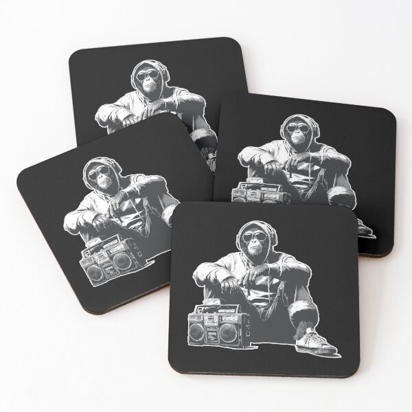Item preview, Banksy Chilled Ape with Boombox designed and sold by hamishby.