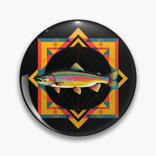 Item preview, Rainbow Trout Art designed and sold by Planetporridge.