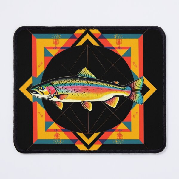 Item preview, Rainbow Trout Art designed and sold by Planetporridge.