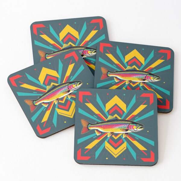 Item preview, Rainbow Trout Artwork designed and sold by Planetporridge.