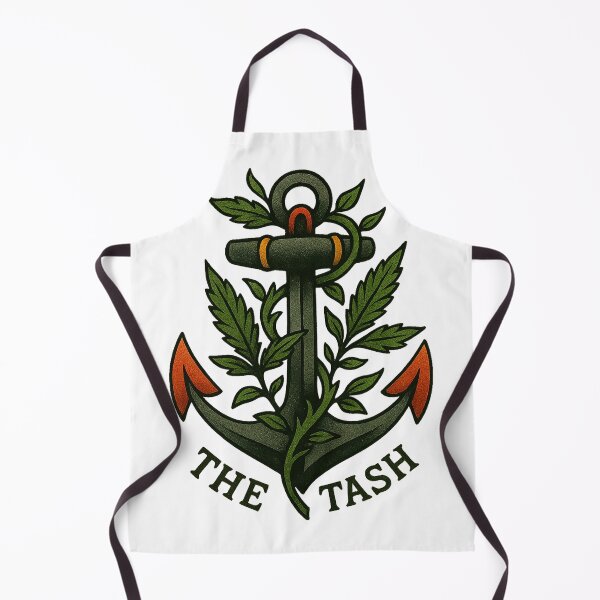Item preview, The Tash – Cannabis Anchor Tattoo Art in Old School Style designed and sold by Wake and Bake.