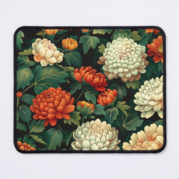 Item preview, Lush Japanese Chrysanthemum designed and sold by KaitoJapanDesign.