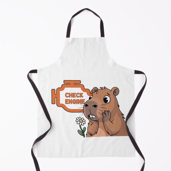 Item preview, Check Engine Capybara | Funny Car Warning Animal Design designed and sold by MonkiFlipp.