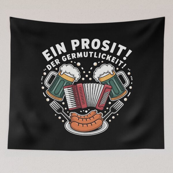 Item preview, Ein Prosit Der Germutlichkeit German Oktoberfest designed and sold by WalshDrawnLaugh.