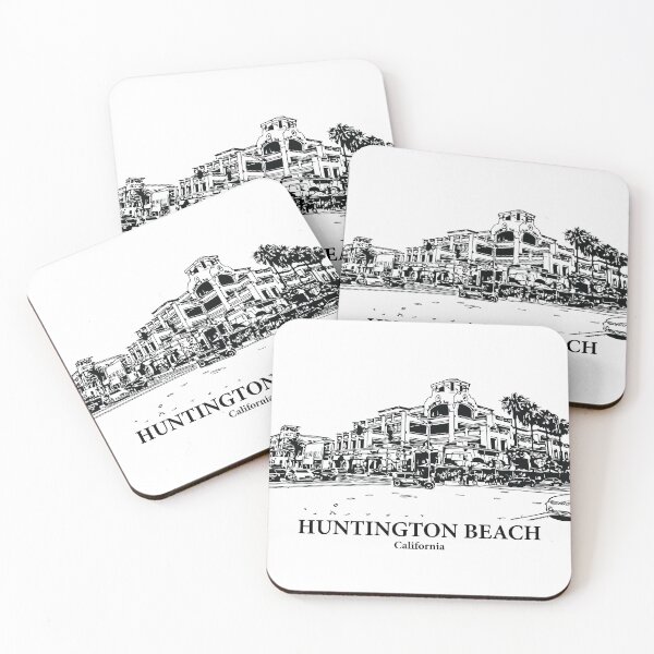 Artikelvorschau, Huntington Beach - Kalifornien entworfen und verkauft von Lakeric Cityscapes.