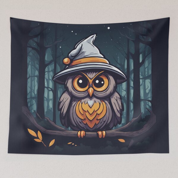 Item preview, Witch Owl of the Woods designed and sold by FamiliarPufferfish.