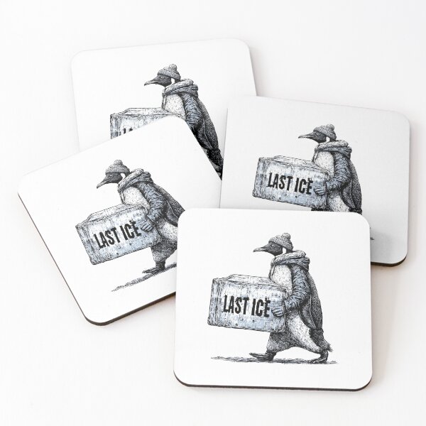 Item preview, Banksy Penguin Climate Change Awareness - Last Ice  designed and sold by hamishby.