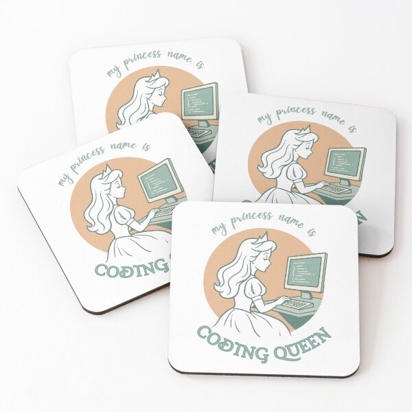 Item preview, Coding Beauty – Vintage Princess Programmer Art designed and sold by Graphicarium Shop.