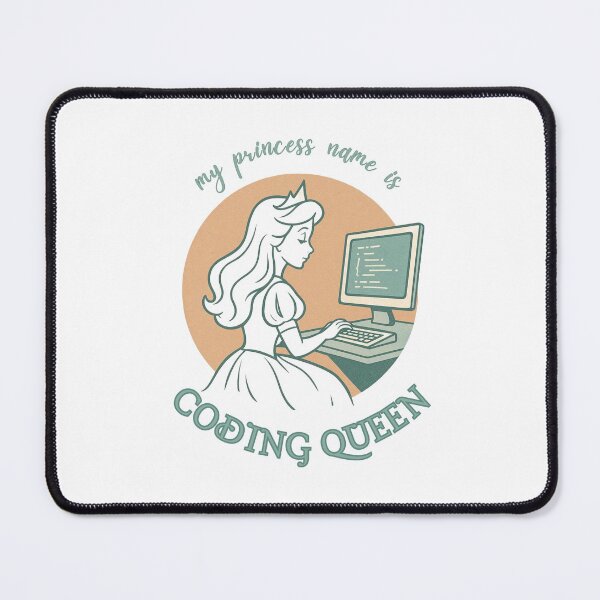 Item preview, Coding Beauty – Vintage Princess Programmer Art designed and sold by Graphicarium Shop.