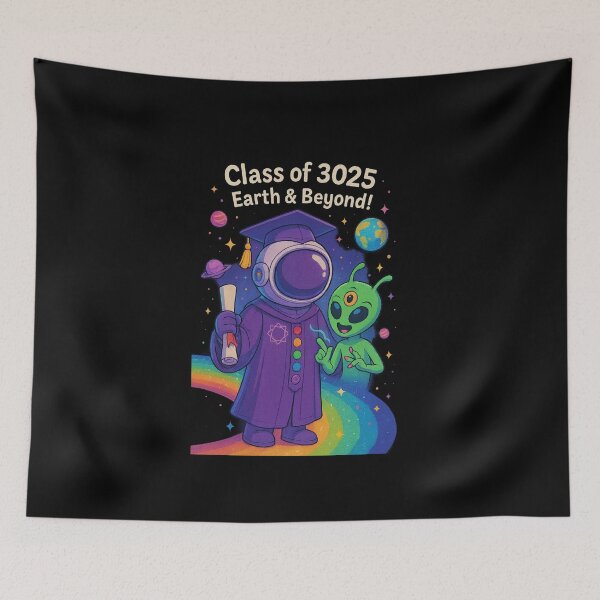 Item preview, Graduation Memories — Intergalactic Yearbook Shot designed and sold by HEERMANArt.