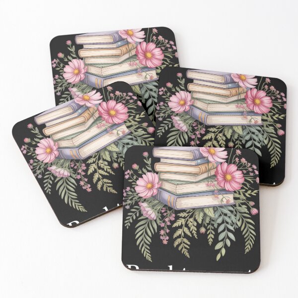 Item preview, Floral Booktrovert Wildflowers Bookworm Reading Book Lovers designed and sold by WalshDrawnLaugh.