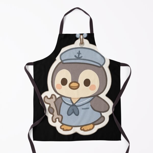 Item preview, Cute Penguin Sailor Kawaii keychain designed and sold by DamioPolArt.