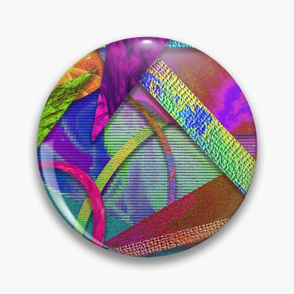 Item preview, abstract collage circle designed and sold by chambergambit.