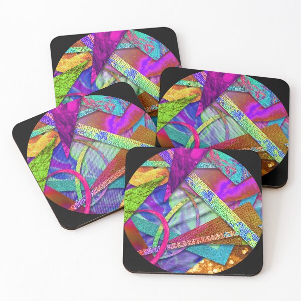 Item preview, abstract collage circle designed and sold by chambergambit.