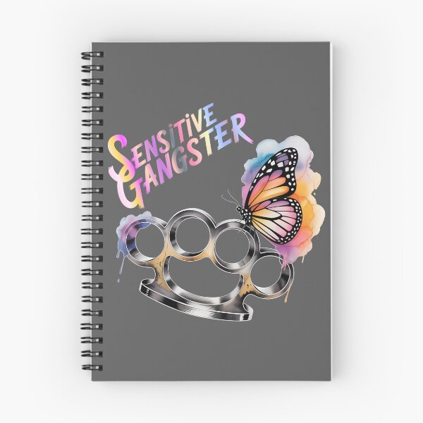Item preview, Sensitive Gangster Butterfly And Brass Knuckles designed and sold by KateLeap.