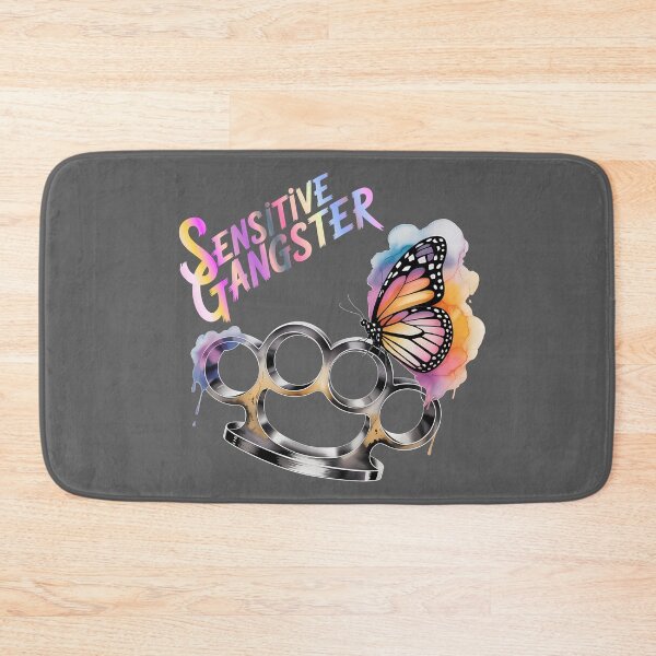 Item preview, Sensitive Gangster Butterfly And Brass Knuckles designed and sold by KateLeap.