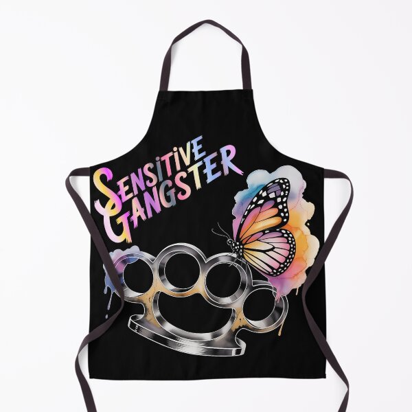 Item preview, Sensitive Gangster Butterfly And Brass Knuckles designed and sold by KateLeap.
