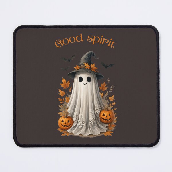 Item preview, Good, Halloween smiling ghost with pumpkin designed and sold by DżodżoJoy.