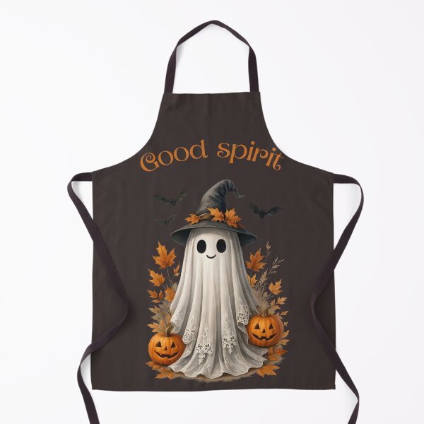 Item preview, Good, Halloween smiling ghost with pumpkin designed and sold by DżodżoJoy.