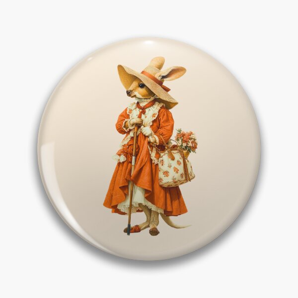 Item preview, "Lady Wallaby of the Wildflower Lane" designed and sold by MYTHIC PEEL STICKERS.