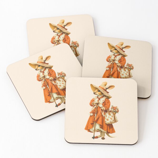 Item preview, "Lady Wallaby of the Wildflower Lane" designed and sold by MYTHIC PEEL STICKERS.
