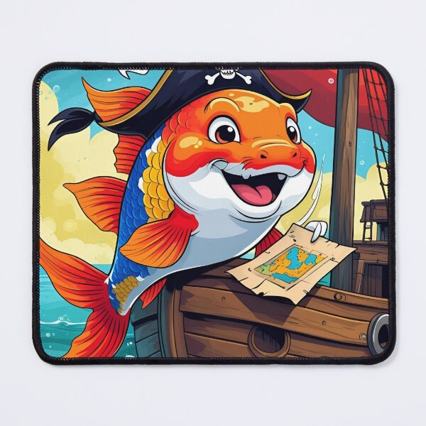 Item preview, A-KOI MATEY! Koi Fish Pirate Treasure Adventure designed and sold by FishFriends.