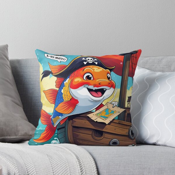 Item preview, A-KOI MATEY! Koi Fish Pirate Treasure Adventure designed and sold by FishFriends.