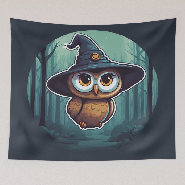 Item preview, Young Owl Familiar designed and sold by FamiliarPufferfish.