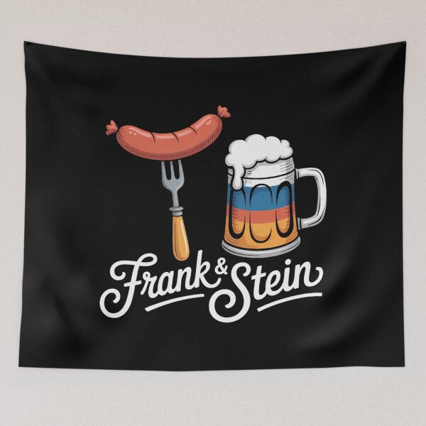 Item preview, Frank And Stein Funny German Bavarian Oktoberfest designed and sold by WalshDrawnLaugh.
