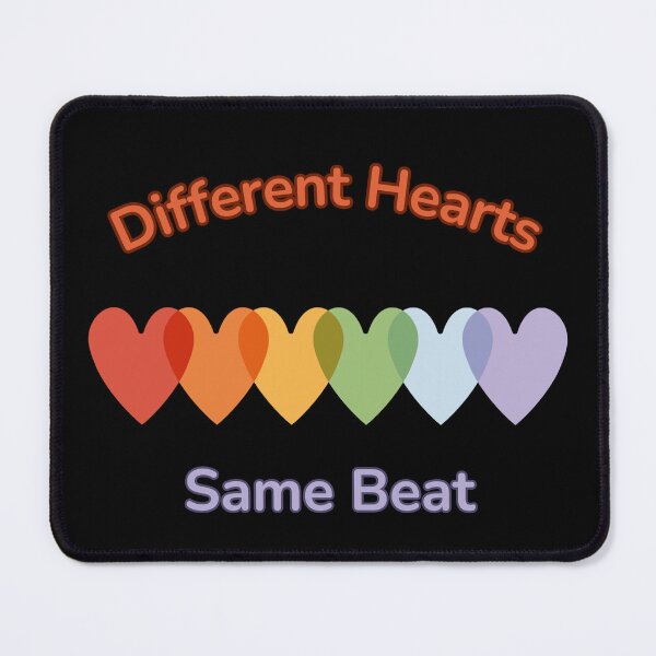 Item preview, Neurodiverse Hearts - One Beat for All T-shirt designed and sold by BatonAndInk.