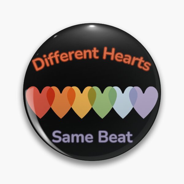 Item preview, Neurodiverse Hearts - One Beat for All T-shirt designed and sold by BatonAndInk.