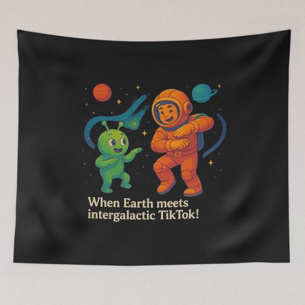Item preview, Cosmic Moves: Teaching TikTok Across the Stars designed and sold by HEERMANArt.